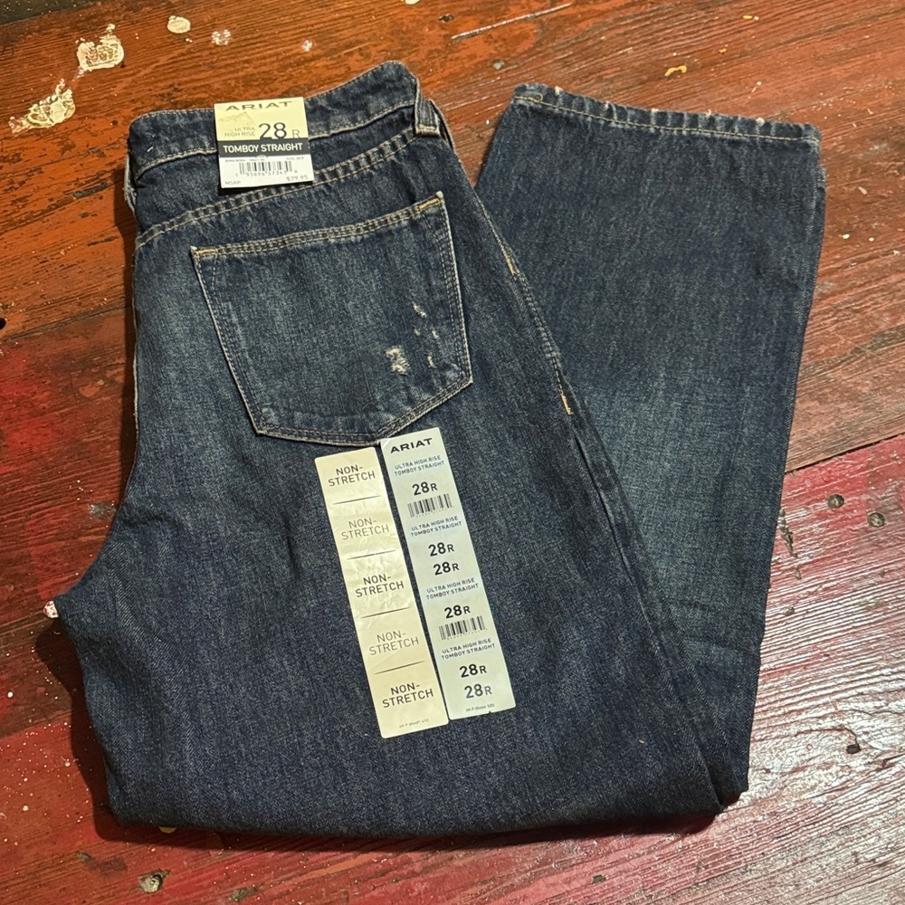 Ariat Women's Straight Leg Jeans - Dark Blue